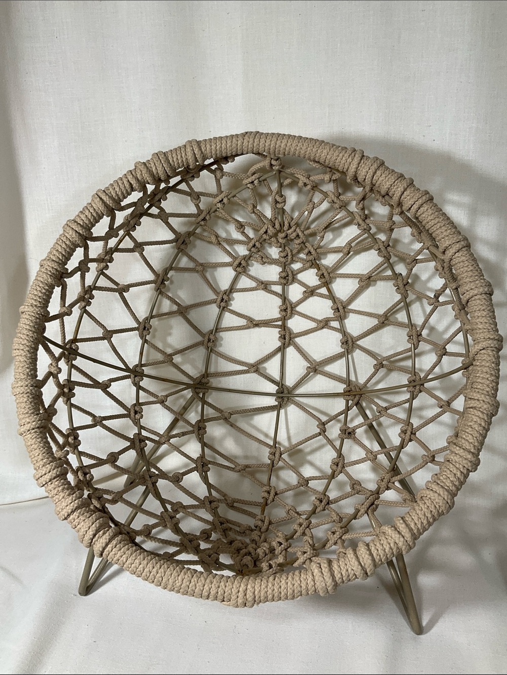 Woven Rope Cat Bed with Cushion - Picture 16 of 16